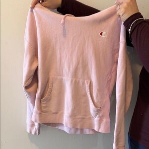 Champion Women's Light Pink Hoodie